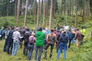 Vorstellung des Gfälls und der Angebote der Bergwaldoffensive